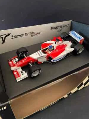 Minichamps 1:18 F1 PANASONIC TOYOTA RACING TF 103 C. Da Matta 100030021 - Immagine 1 di 3
