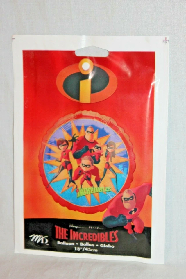 NUEVO EN PAQUETE LOS INCREÍBLES SUMINISTROS DE FIESTA GLOBO 18" Foto 1 de 1