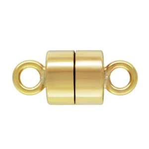 12 CLASPS, Gold Filled Magnetic Clasp, Magnetic Clasp, 4mm Magnetic Clasp - Picture 1 of 1