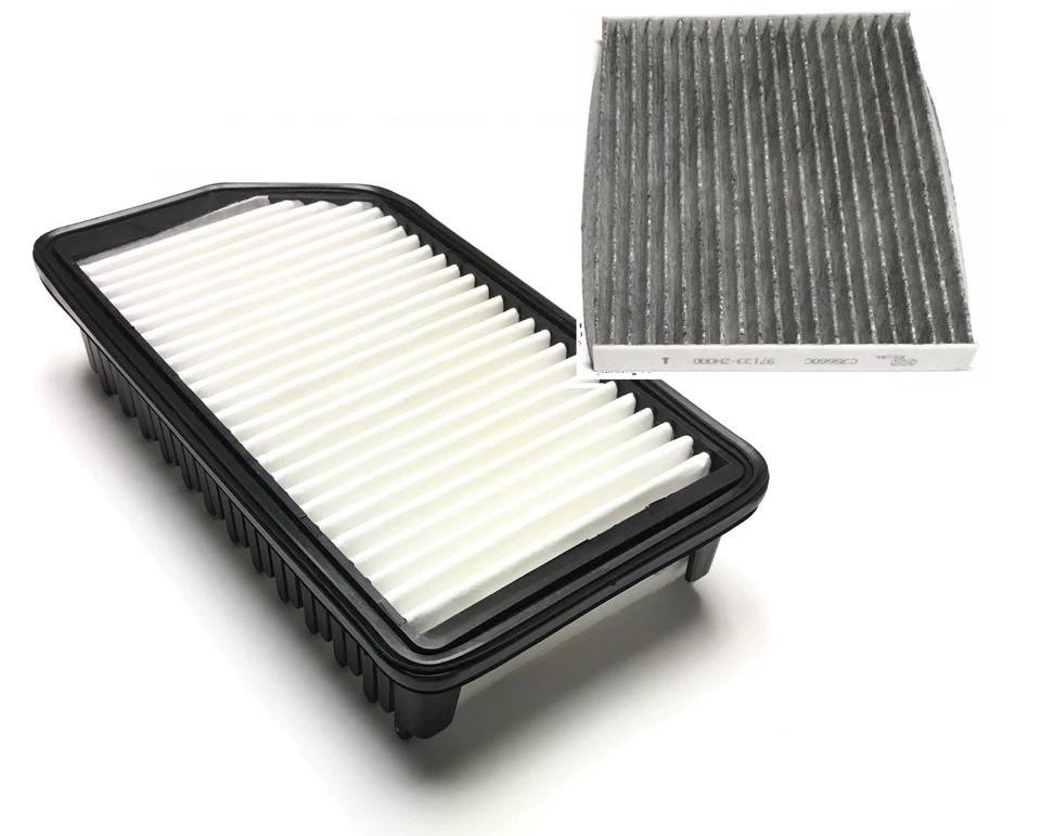 ¡JUEGO DE 2 PIEZAS! MOTOR + FILTRO CABINA CARBONO PARA 14-16 KIA FORTE KOUP FORTE5 1.6L  Foto 1 de 1