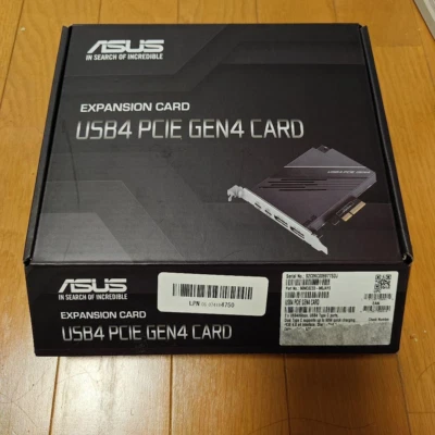 ASUS USB4 PCIe Gen4 Card Expansion Card USB-C DisplayPort 1.4 PCIe 4.0 New - Image 1 of 4