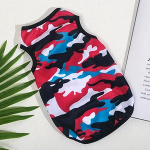 Pet Dog Camouflage Vest Pet Puppy T Shirt Summer Sun Protection Clothes Cute - Picture 1 of 27