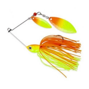 Saenger Spinnerbait gelb-orange Spinner Kunstköder Raubfisch Sänger - Bild 1 von 1