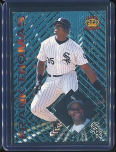 FRANK THOMAS 1997 PRISMA PACIFICO AZZURRO SOLO VENDITA AL DETTAGLIO INSERTO PARALLELO #22 RARO - Foto 1 di 2