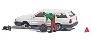 Busch 7827 H0 Action Set: Reifenpanne NEUHEIT 2019 OVP, - Bild 1 von 1
