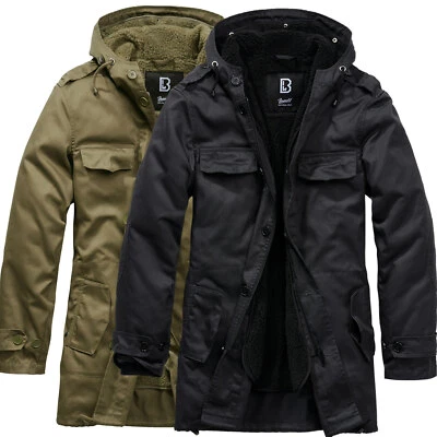 Brandit Herren Winterjacke BW Jacke Bundeswehr Parka Armee Mantel Feldjacke