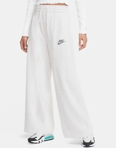 Nike CZ4571-063 Damen NSW Sportswear Wide Leg Hose Loose Fit Platinum Größe M - Bild 1 von 11