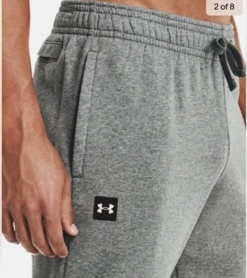 Under Armour Rival Grey loose fit Fleece Sweatpants SZ: 3XLT 3XT XXXLT NWT - Image 1 of 4