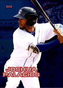 2019 New Hampshire Fisher Cats Choice #21 Joshua Palacios Brooklyn New York Card