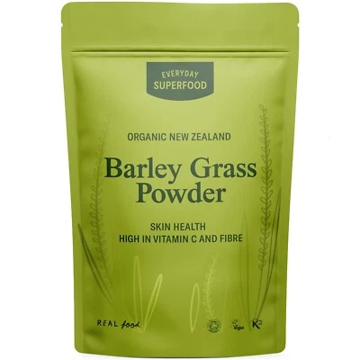 EVERYDAY SUPERFOOD Organic Barley Grass Powder NEW ZEALAND Barley Grass Highest Quality Chlorophyll