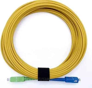 Elfcam - Fiber Optic Cable Singlemode SC/APC to SC/UPC yellow 5m/3.0mm - Picture 1 of 1