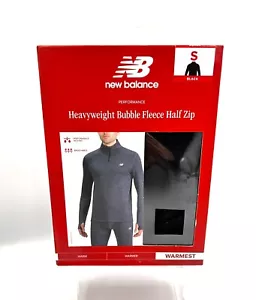 New Balance Quality Thermal Base Layer Long Sleeve Shirt-Bubble Fleece Men Sz S - Picture 1 of 5