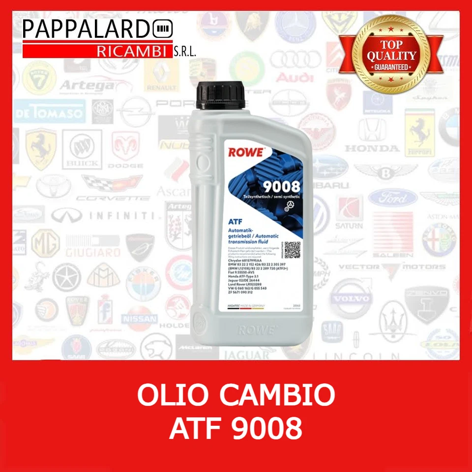 1 LT OLIO CAMBIO ROWE HIGHTEC ATF 9008 SEMI SINTETICO - Immagine 1 di 1