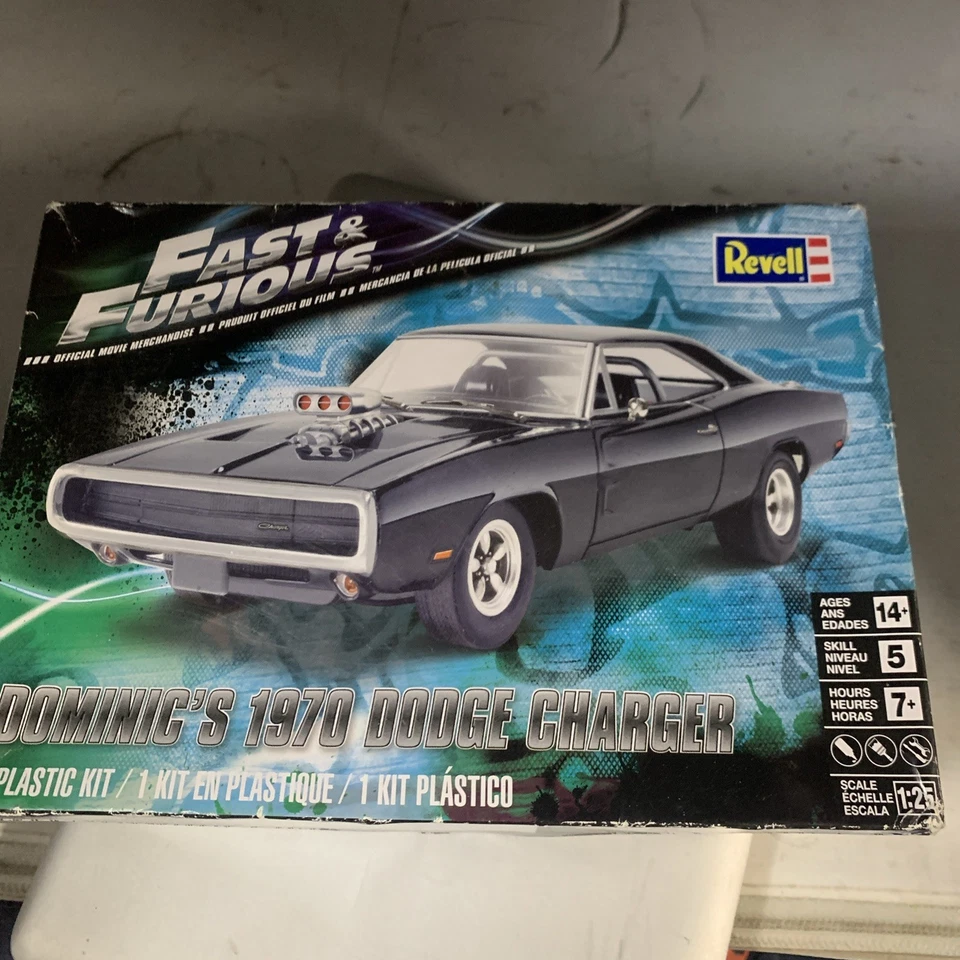 Revell Fast & Furious Dominic's 1970 Dodge Charger Model Kit 1:25 *Open Box  - Image 1 of 1