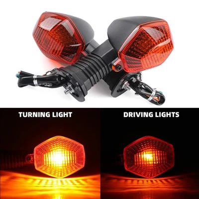 2X Front/Rear Turn Signal Lights For Suzuki DRZ400S/SM SFV650 SV 650/1000 N/S — 第 1/4 张图片