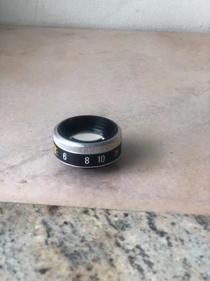 Vintage unbranded camera lens 1 & 1/2" wide - as is/untested - Image 1 of 4