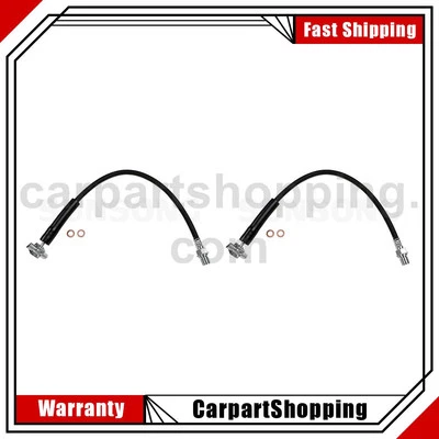 2 Front Brake Hydraulic Hose Brake Line Fits 1968 Chevrolet K20 Suburban - Image 1 of 4