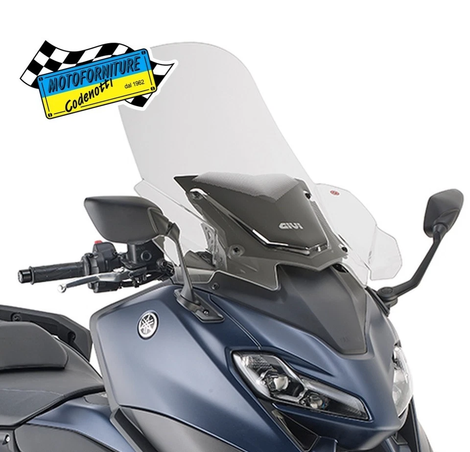 Parabrezza Trasparente 62,5 X 59,5 GIVI D2161ST Per YAMAHA T-MAX 560 2022-2025 - Immagine 1 di 1