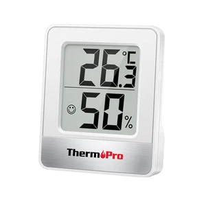 ThermoPro TP49 Piccolo igrometro Digitale per Interni termometro d atmosfera - Foto 1 di 24