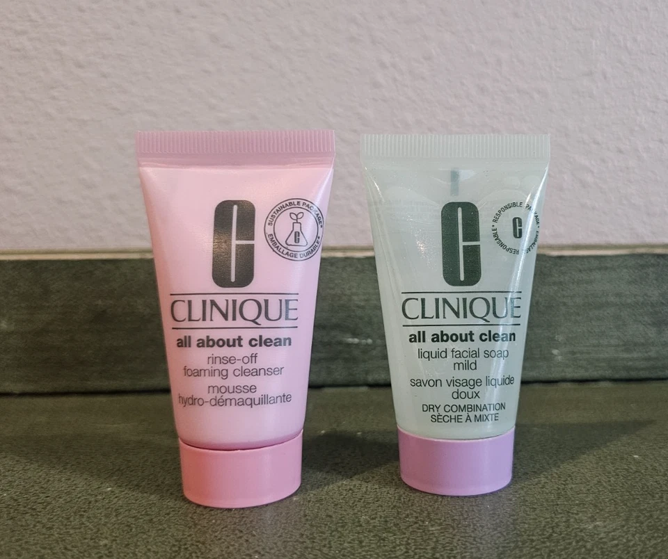 Clinique All About Clean Liquid Facial Soap Mild Travel Size 30ml NWOB