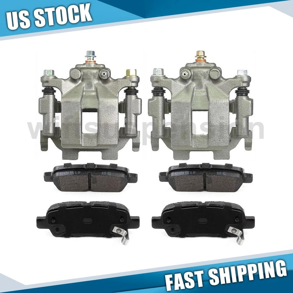 Rear Disc Brake Caliper Brake Pads fits 2009-2019 Nissan Maxima Foto 1 de 4