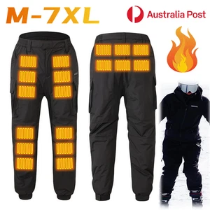 Electric Heated Pants USB Adjustbale Heating Trousers Thermal Winter Hiking AU - Picture 1 of 16