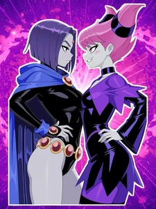 Anime Waifu Raven X Jinx 6" Vinyl Sticker - Picture 1 of 1