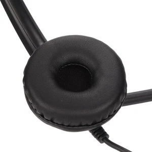 Telephone Headset Volume Adjustment Mic Mute Monaural 2.5Mm Business Headset IDM - Zdjęcie 1 z 12