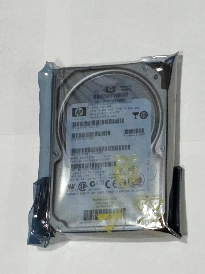 HP 146GB 10K 6Gb/s SAS 2.5" 64MB Cache HDD 518011-001 EG0146FARTR - Image 1 of 1