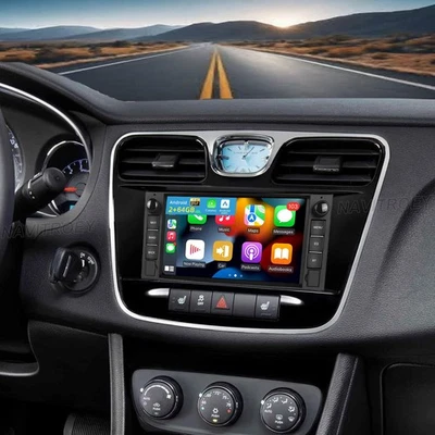 For 2011-2014 Chrysler 200 CarPlay Android 15 Car Stereo Radio GPS Navi 2+64GB - Image 1 of 4