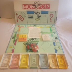 Juego de mesa clásico Monopoly 1985 vintage Parker Brothers COMPLETO - Imagen 1 de 8