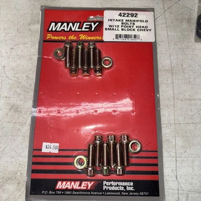 Manley 42292 12 point Chevy Small Block Chrysler SB BB Intake Manifold Bolt Kit - Image 1 of 2