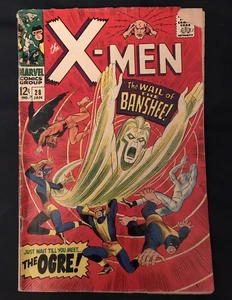 X-MEN #28 (1967) KEY ISSUE: 1st appearance of Banshee: Around GD+ - Picture 1 of 7
