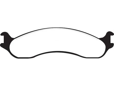 Juego de pastillas de freno delanteras para Ford E250 Econoline 1995-2002 1996 1997 1998 PZ376BY Foto 1 de 4