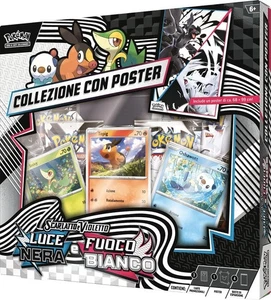 POKEMON Carte Luce Nera Fuoco Bianco SCARLATTO e VIOLETTO con POSTER ITALIANO - Imagen 1 de 1