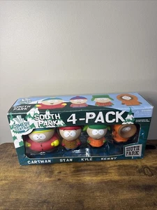 Paquete de 4 figuras de South Park 2004 Mirage Comedy Central - Cartman Stan Kyle Kenny - Imagen 1 de 9