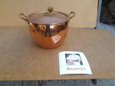 Perilla de calabaza Ruffoni Historia cobre martillado 7,5 cuartos de galón/24 cm 3102B-24 Foto 1 de 4