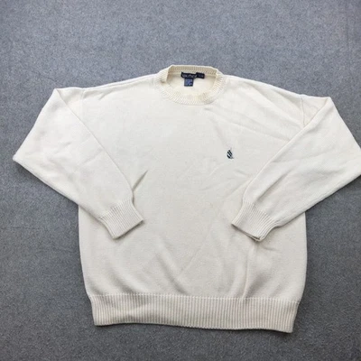 Suéter Nautica Vintage Para Hombre Grande Cuello Redondo Pullover Velero Años 90 Foto 1 de 4