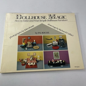 VTG Dollhouse Magic Book by Roche 1977. How to make and find dollhouse furniture - Picture 1 of 11
