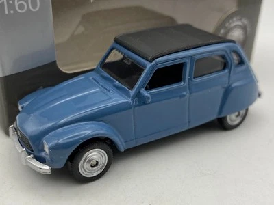 1:60 WELLY CITROËN DYANE 6 bleu voiture miniature métal diecast - Photo 1/4