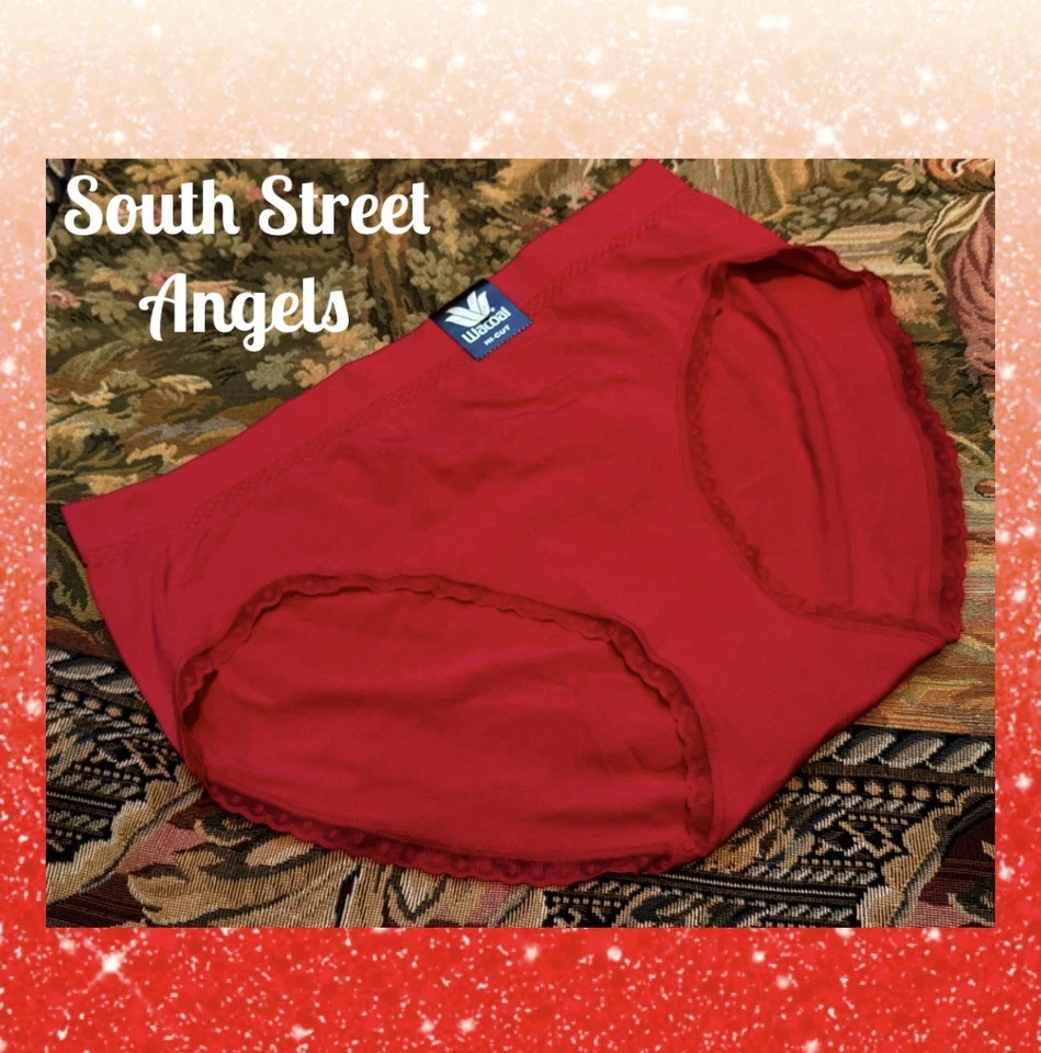 WACOAL 871374 PERSIAN RED B-SMOOTH "PRETTY" HI-CUT BRIEF PANTIES XXL 2XL