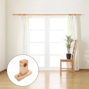 Window Curtain Rod Bracket Drapery Rod Bracket Curtain Rail Brackets - Picture 1 of 12