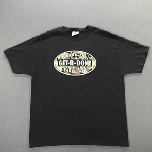 Larry The Cable Guy T Shirt 2009 Tour Men's Black Y2K Short Sleeve Size XL - Picture 1 of 15