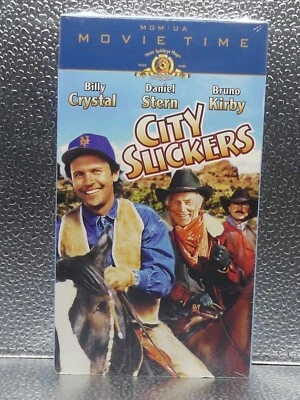 City Slickers Billy Crystal  Jack Palance 1997 VHS New Factory Sealed Videotape Foto 1 de 4
