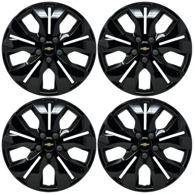 Hubcap Set for Chevrolet Cruze 2012-2016 - OEM 16-in Custom Gloss Black 3294 - Image 1 of 4