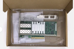 Intel X520-DA2 10 Gigabit 10GBe SFP Dual Port Ethernet Serwer Karta sieciowa - Zdjęcie 1 z 6