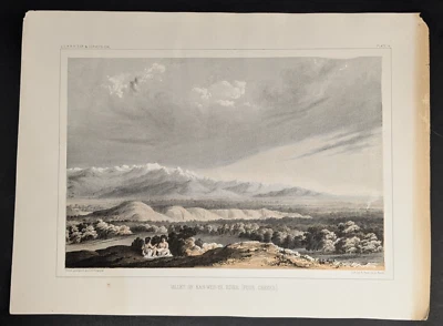 太平洋铁路调查石版画 Kah Wee Ya River谷(四条小溪) — 第 1/4 张图片