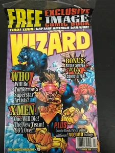 WIZARD The Guide to Comics #79 X-MEN cvr FREE CLIFFHANGER BOOK MADUREIRA 3/98 - Picture 1 of 2