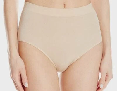 $16 Wacoal Mujer Beige Cintura Alta B-Liso Calzoncillo Completo Bragas Panty Talla L Foto 1 de 3