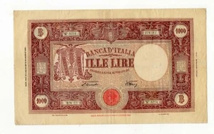 MILLE LIRE GRANDE LETTERA "M" DECRETO 12/07/1947 - Foto 1 di 2